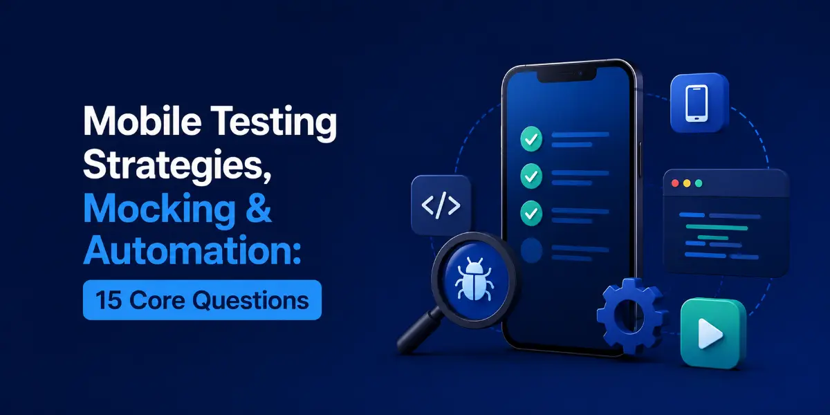 Mobile Testing Strategies, Mocking & Automation: 15 Core Questions
